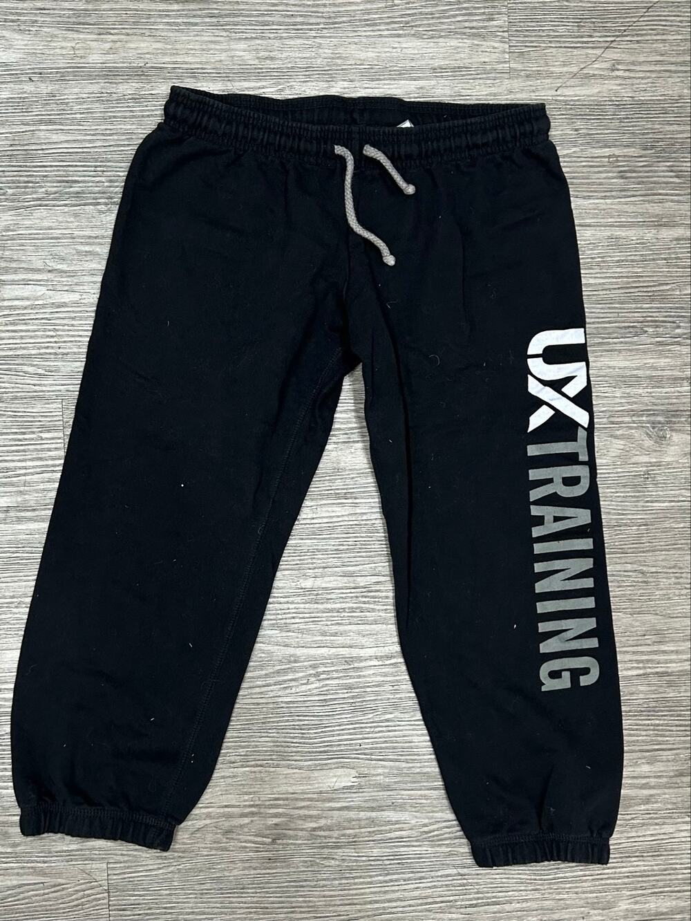 Umbro Training Sweatpants Mens Medium Black Cotton Blend Logo Joggers Retro Y2K